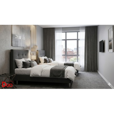 Łóżko Hotelowe Premium 80x200 cm z Materacem Pocket Pianka